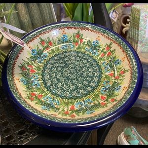 Polish Pottery Pasta Plate